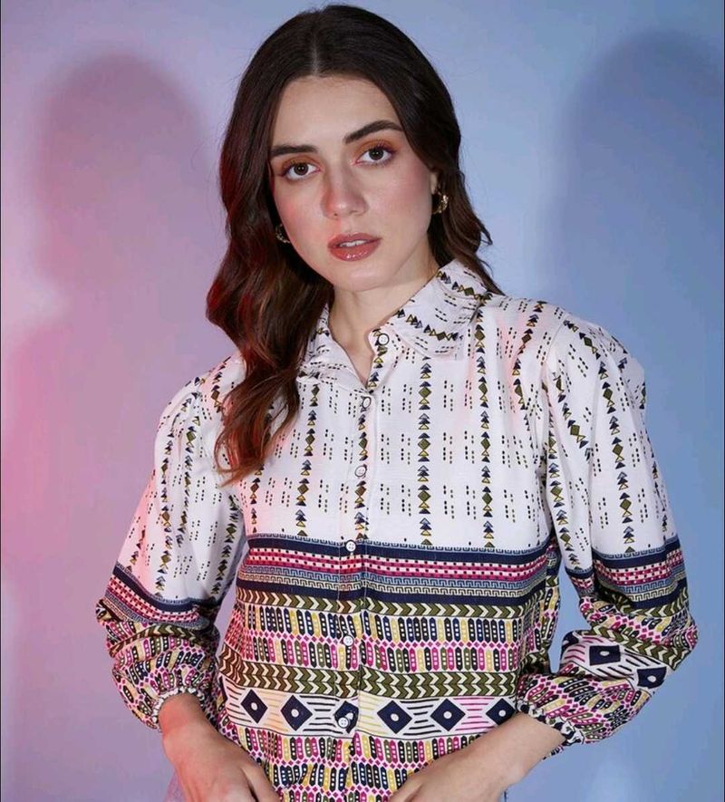 Boho Print Blouse