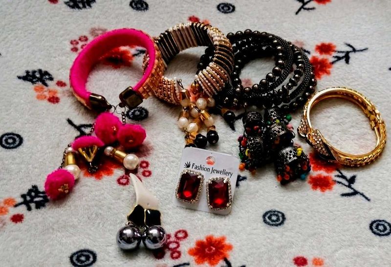 Trendy Boho Artificial Jewellery Combo(price drop)