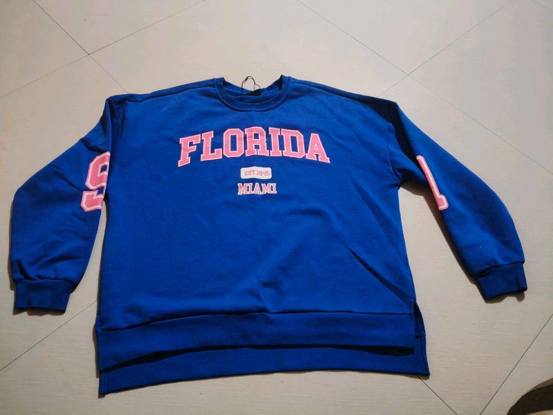 Blue "Florida Miami" Sweatshirt