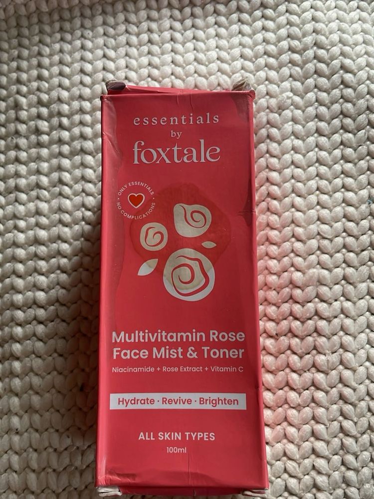 Foxtale Multivitamin Rose Face Mist &amp; Toner
