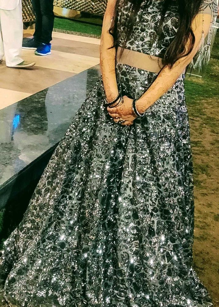 Heavy Partwear Gown 1 Piece for Women, Sequinned