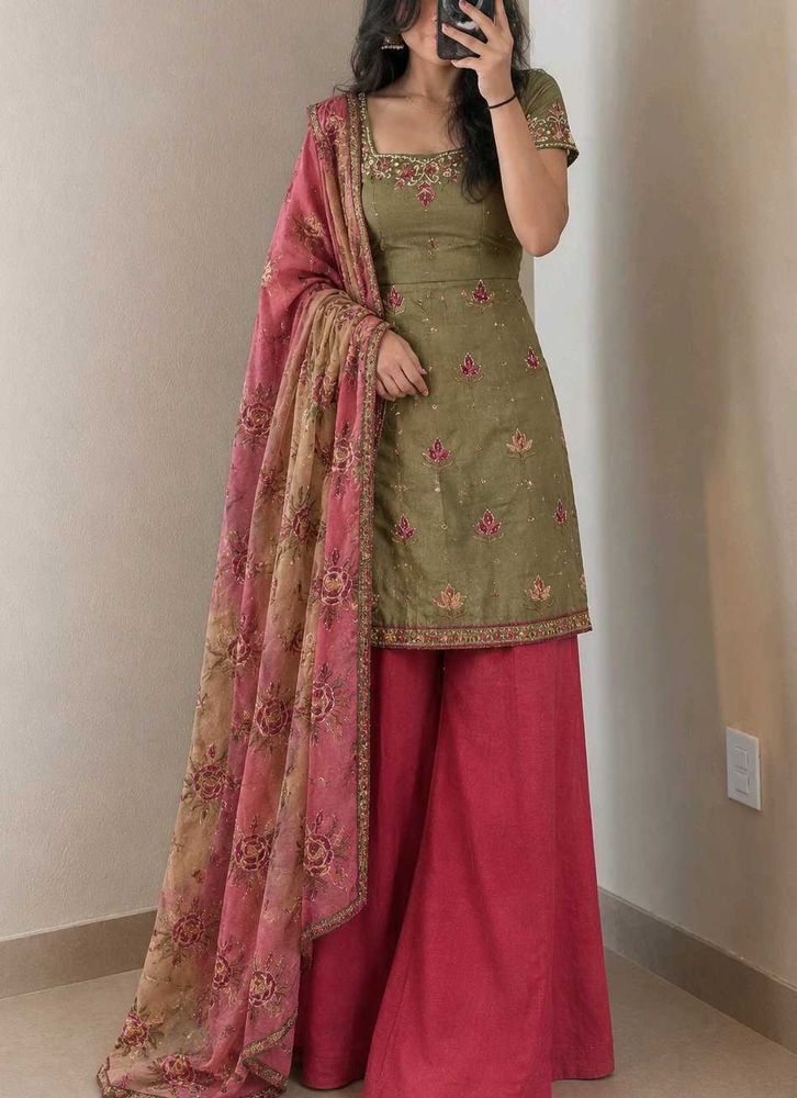 y2k chatpata suit set fabric (unstitched)