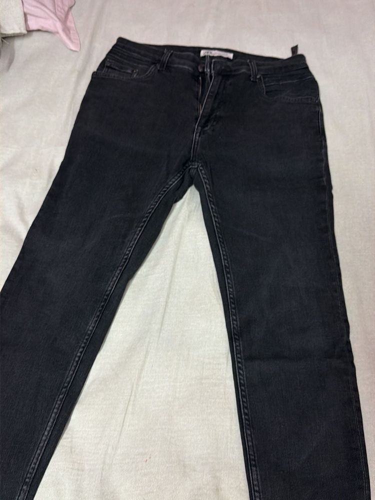 Classic Black Denim Jeans