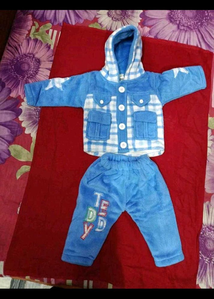 Cute Blue Teddy Bear Outfit