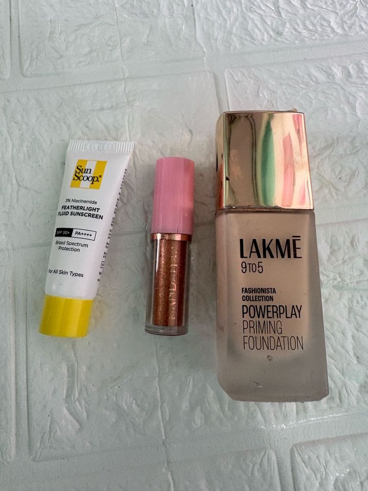 Lakme Foundation &amp; Sun Scoop Sunscreen