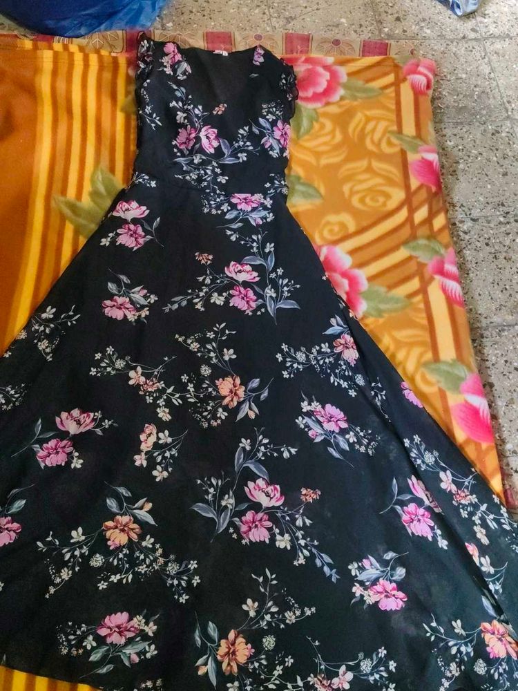 Floral Print Maxi Dress