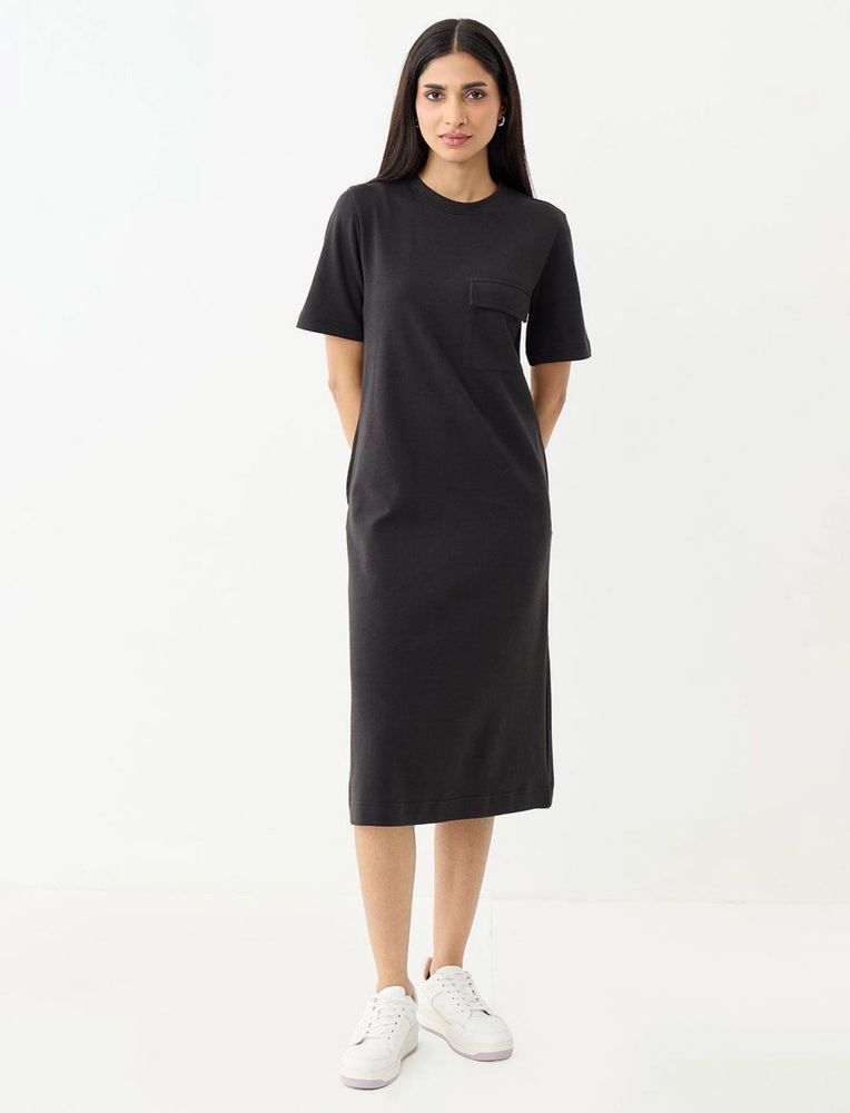 Black T-Shirt Dress - Zara size S