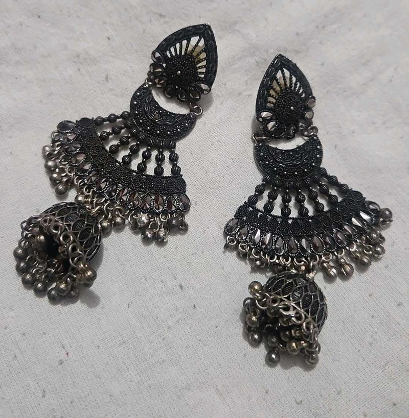 Bohemian Jhumka Earrings