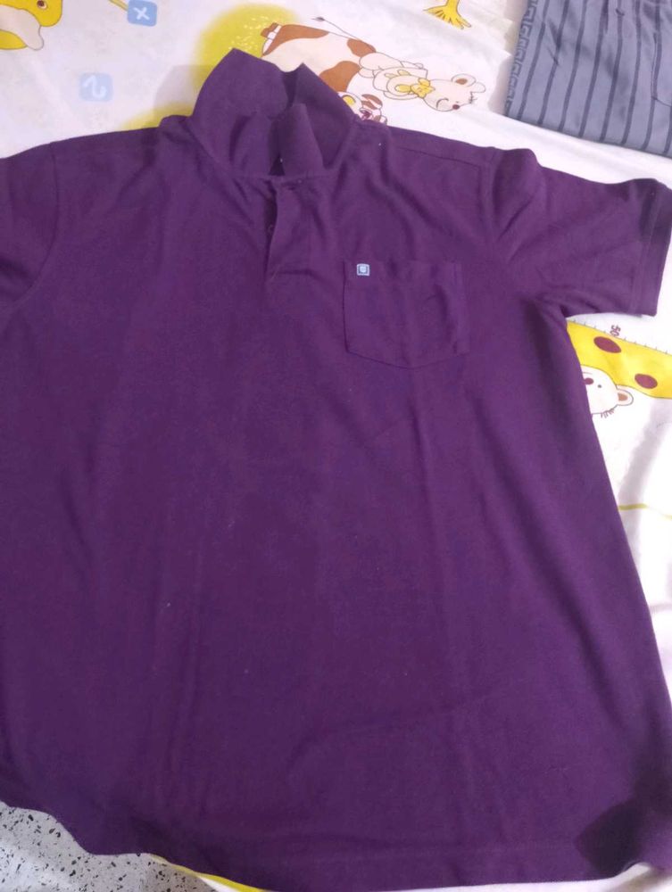 Men's Purple Polo Shirt