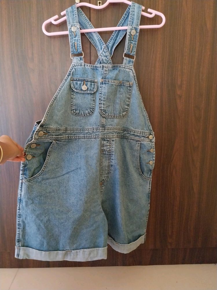 Dungaree Shorts