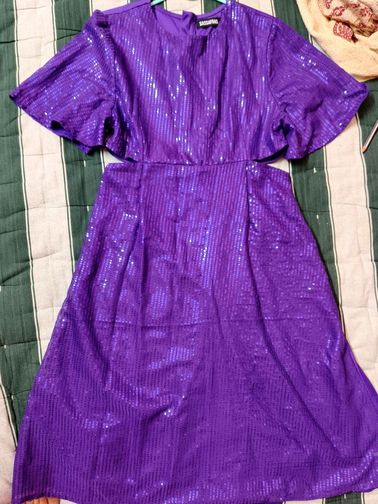 Ssasafars Purple Colour One Piece
