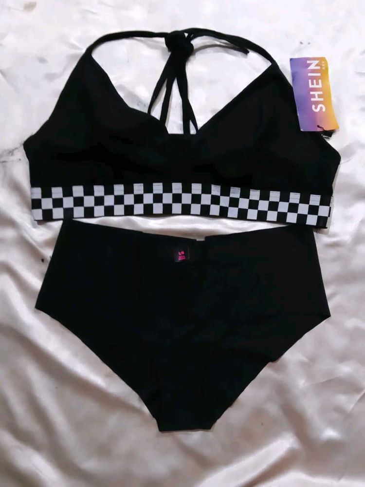 Shein Black Bikini Set - New
