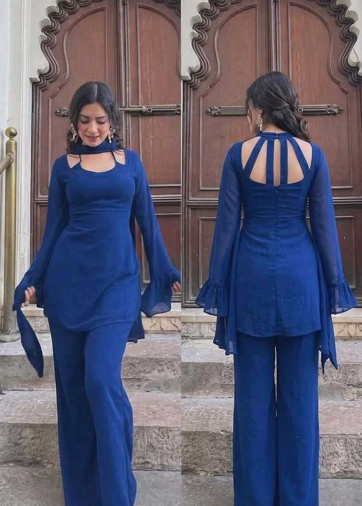 Royal Blue Ethnic Kurta Set