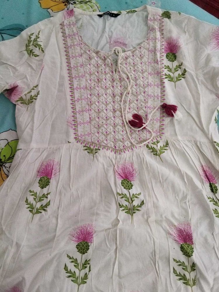 White Kurta from Zudio