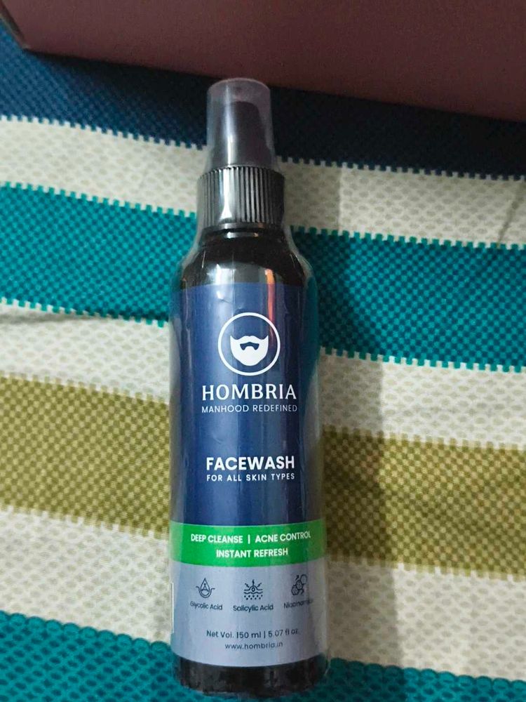 man facewash