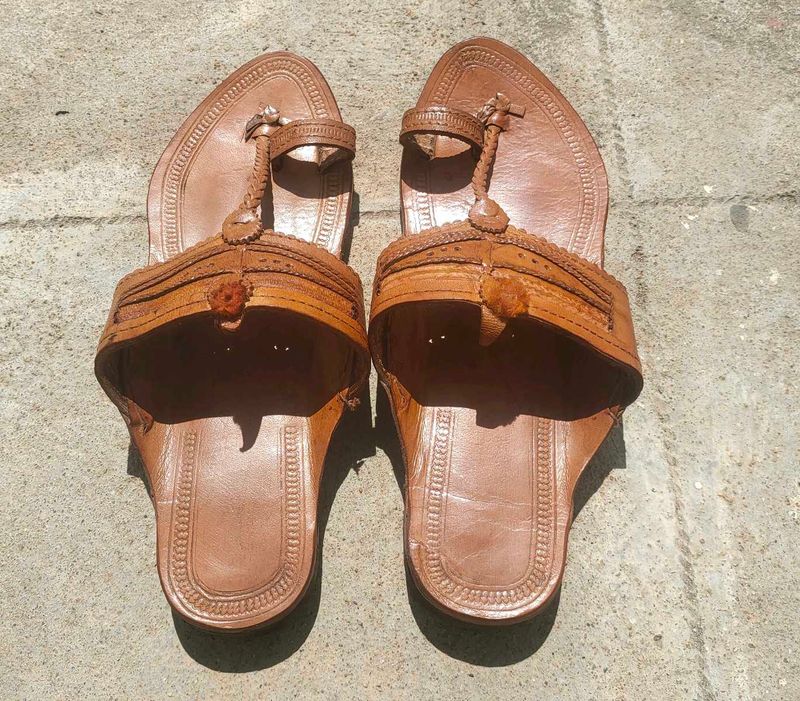 Genuine Leather Kolhapuri Chappals