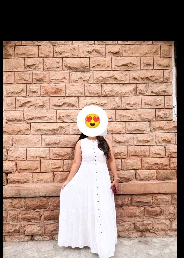 Elegant White Maxi Dress
