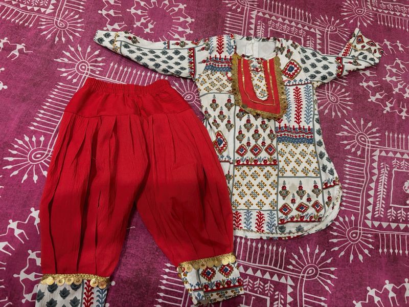Designer Kurta Set with Dhoti Pants