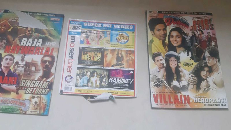 3 DVD *4 each.Bollywood Movie Collection