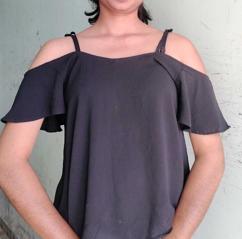 Stylish Cold Shoulder Top