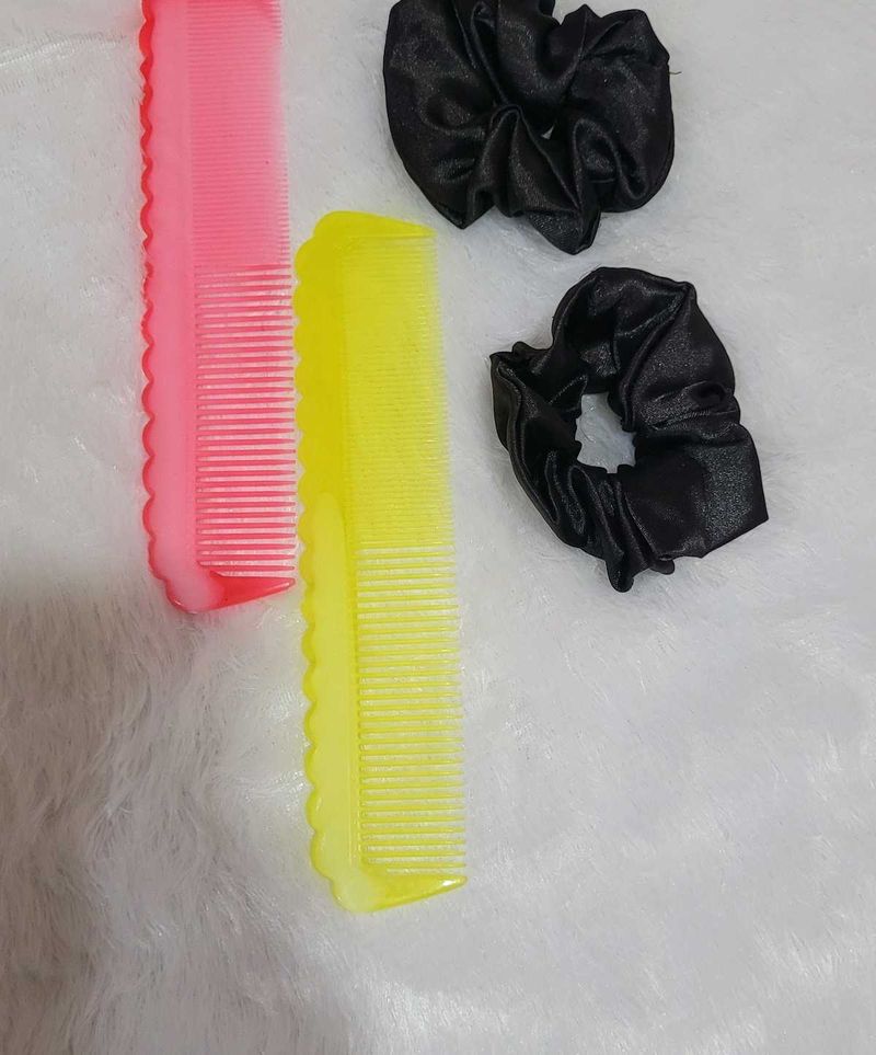 New Hair Comb &amp; Scrunchie Set