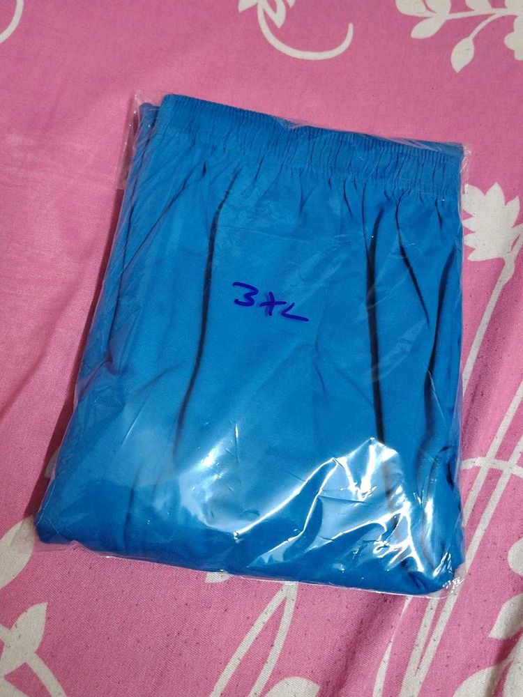 Full Length 3XL Blue Milton Leggings