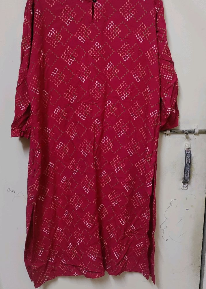 Red Kurta