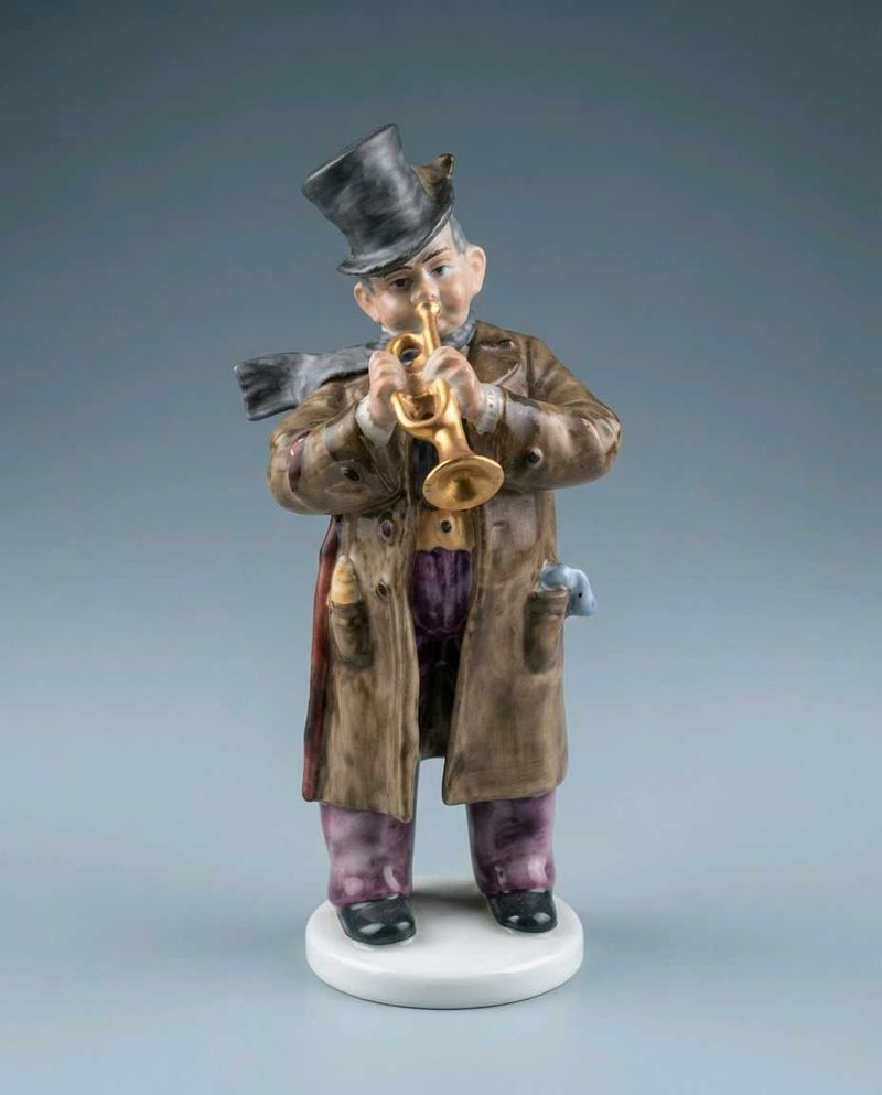 vintage Trumpet player