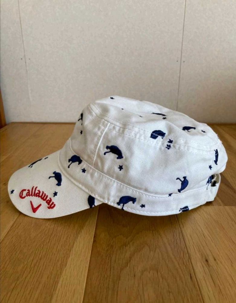 White Callaway golf cap