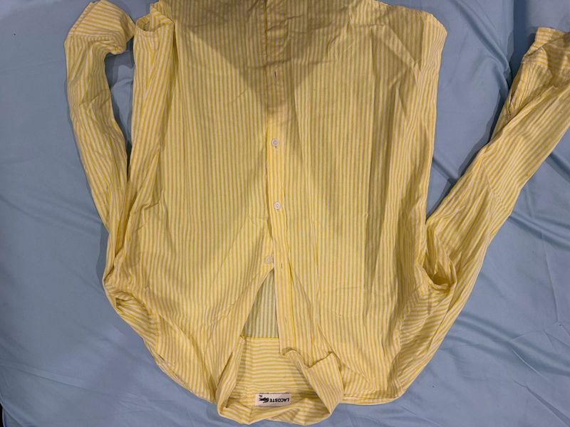 Lacoste Striped Button-Down Shirt