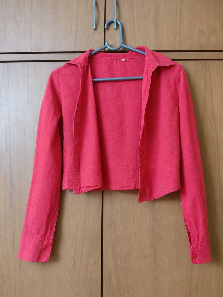Light red formal shrug for women