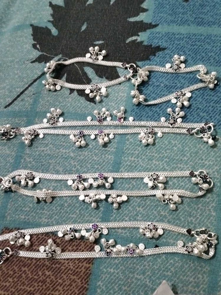 Combo of 4 pair anklet
