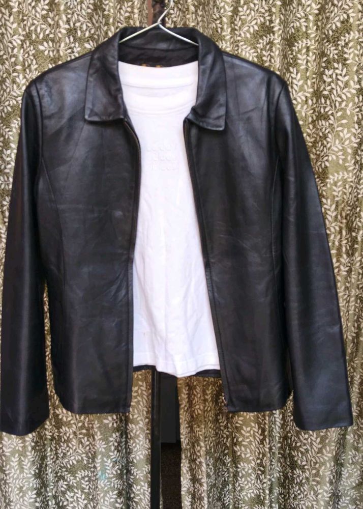 Classic Black Leather Jacket