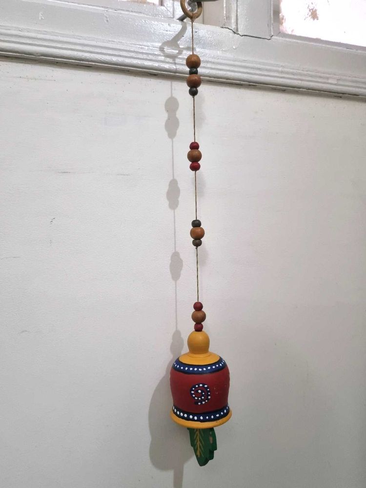 handcrafted terracotta decorative hanging bell