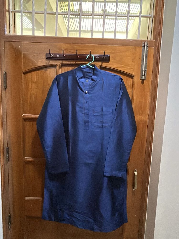 Blue Kurta pyjama set for Men