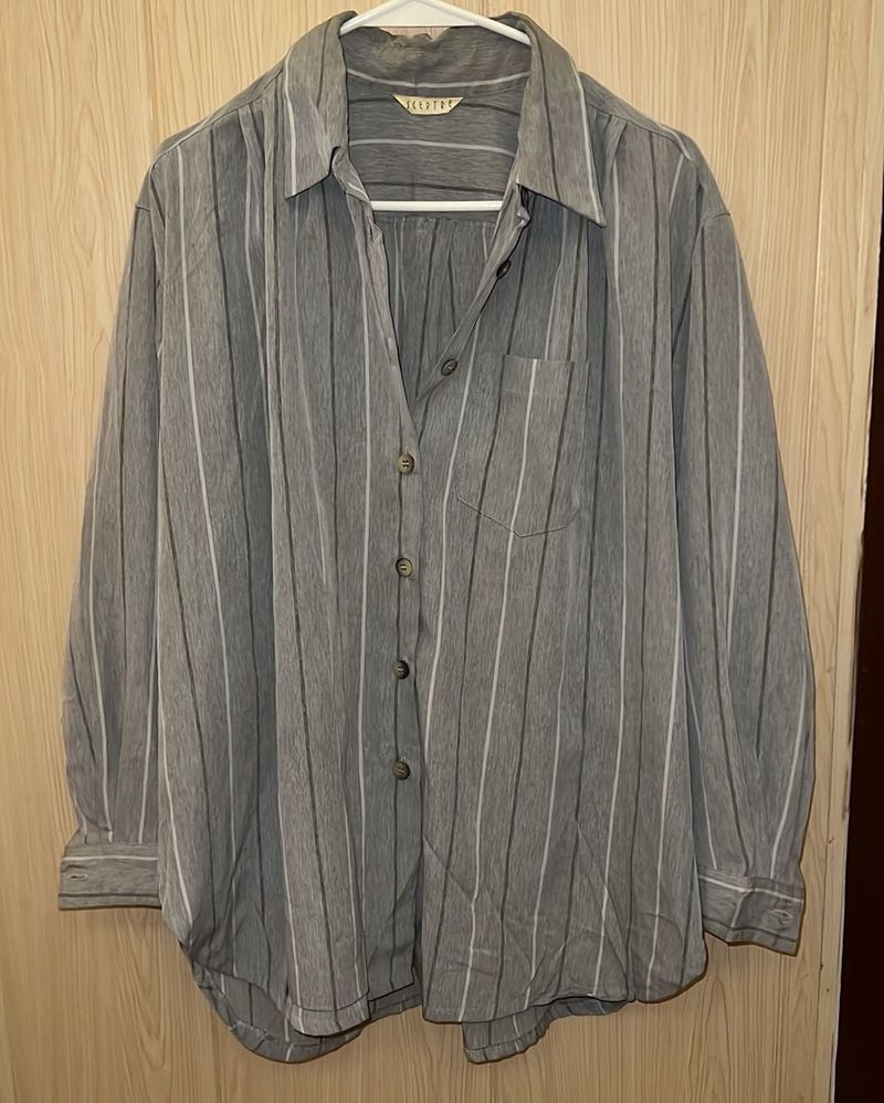 Classic Striped Button-Down Shirt