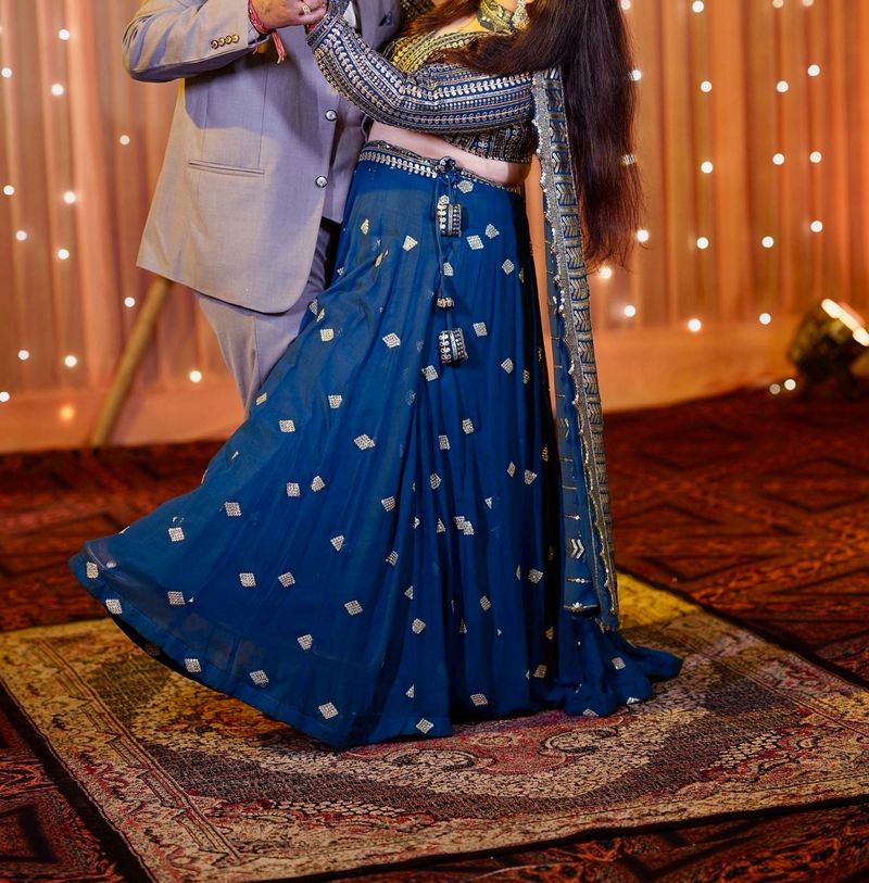 Stunning Blue Lehenga for Festive Occasions