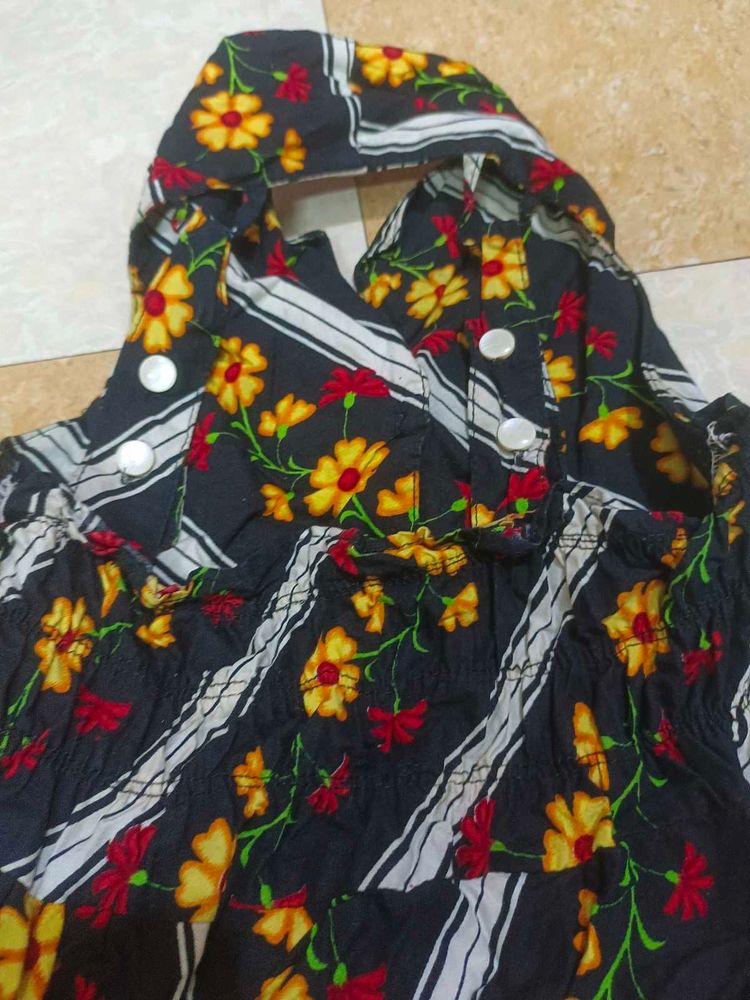 Boho Floral Print Tank Top