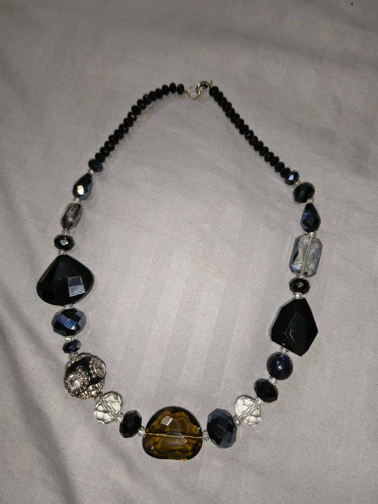 Chunky Beaded Statement Necklace
