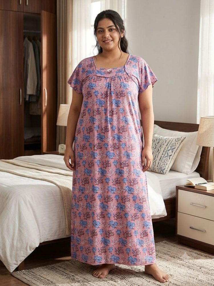 Comfortable Floral Nightgown/nighty