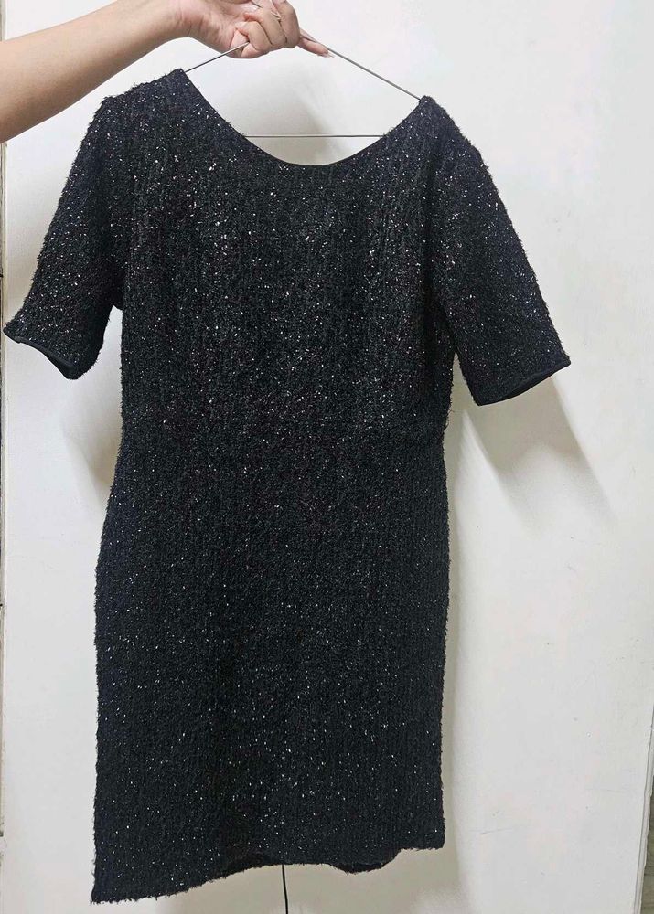 Sparkling Black Party Dress
