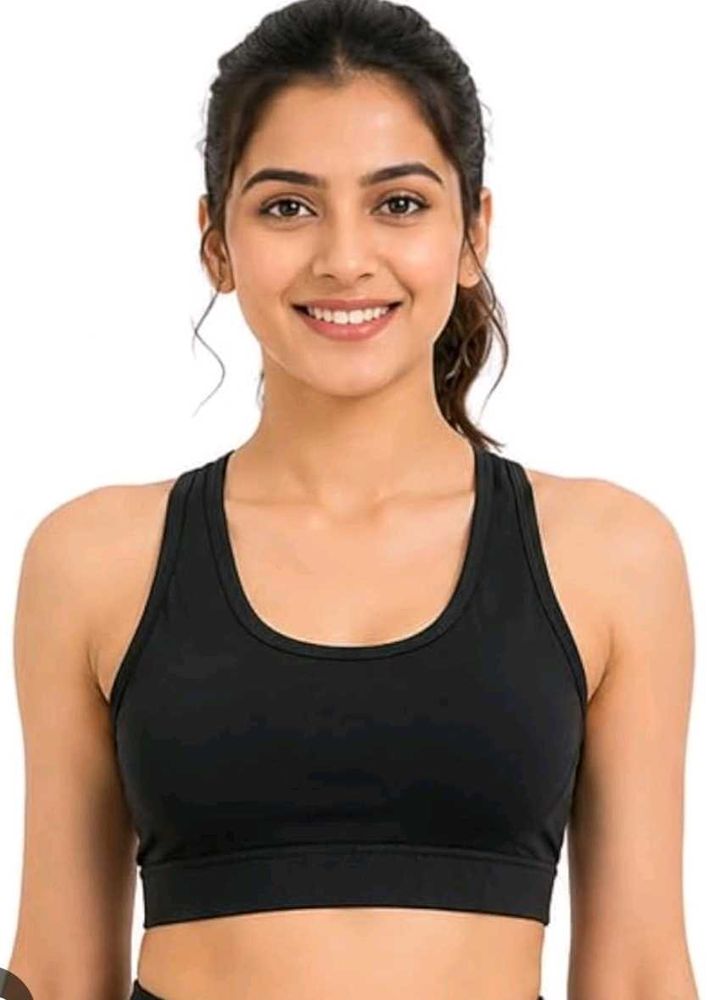 Black Sports Bra