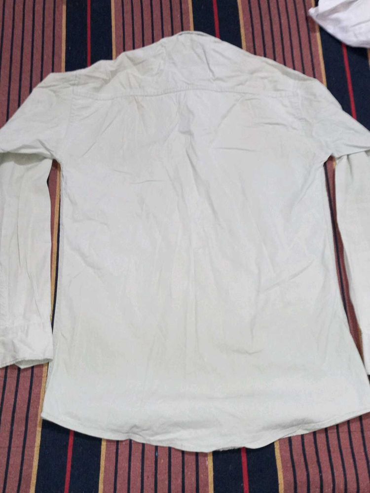 Men's Classic Long Sleeve Shirt light green
