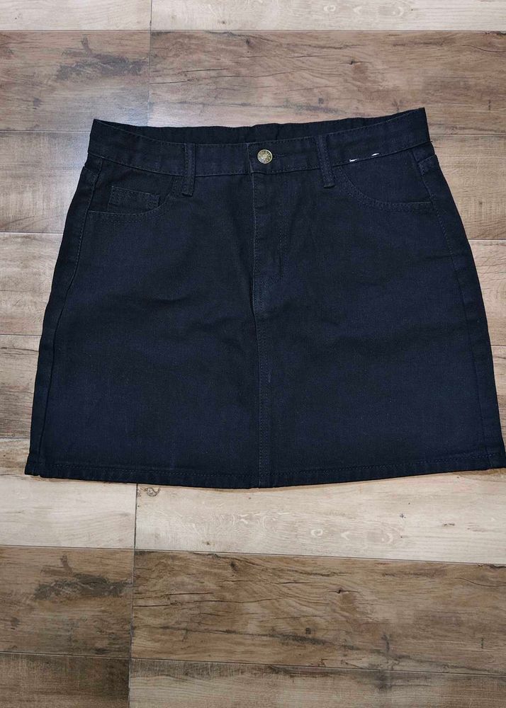 Classic Denim Mini Skirt
