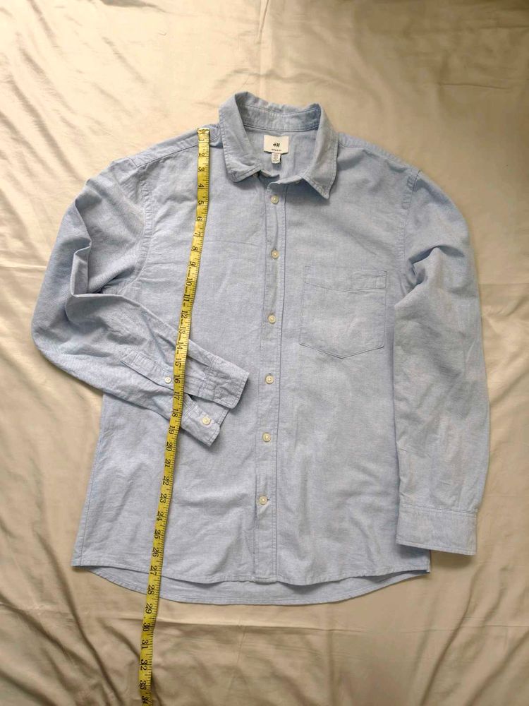 Men's Light Blue Oxford Shirt