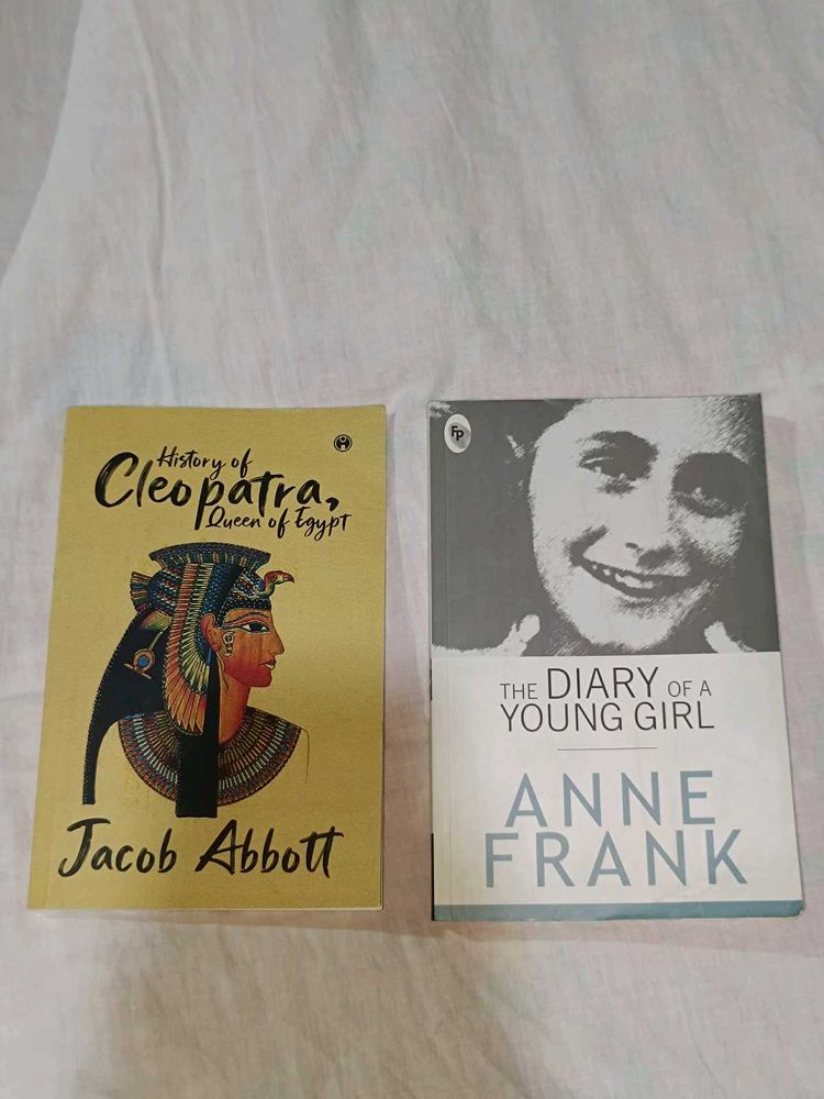 History of Cleopatra &amp; Anne Frank Diary
