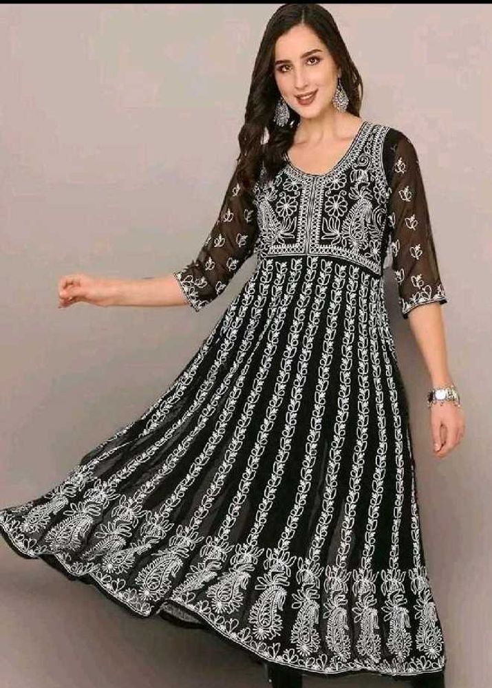 Embroidered Anarkali Kurta
