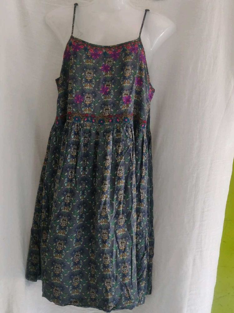 Boho Print Midi Dress