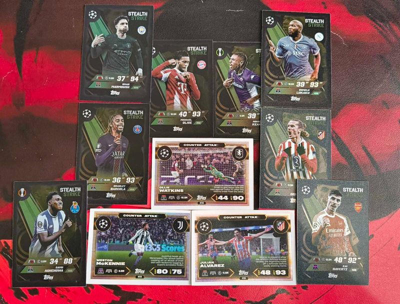 Topps Stealth Strike Football Cards Collection