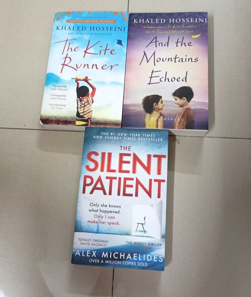 Khaled Hosseini Books &amp; The silent Patient